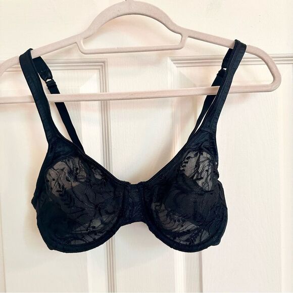 Vanity Fair Breathable Luxe Full Figure Wirefree Bra - Lightly Lined Comfort Bra 38D - View #8